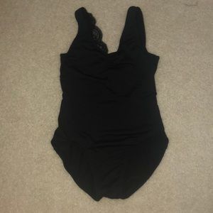 black flex trek leotard